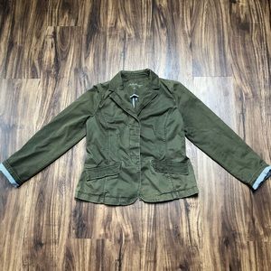 ✨ Eddie Bauer Legend Wash Olive Blazer